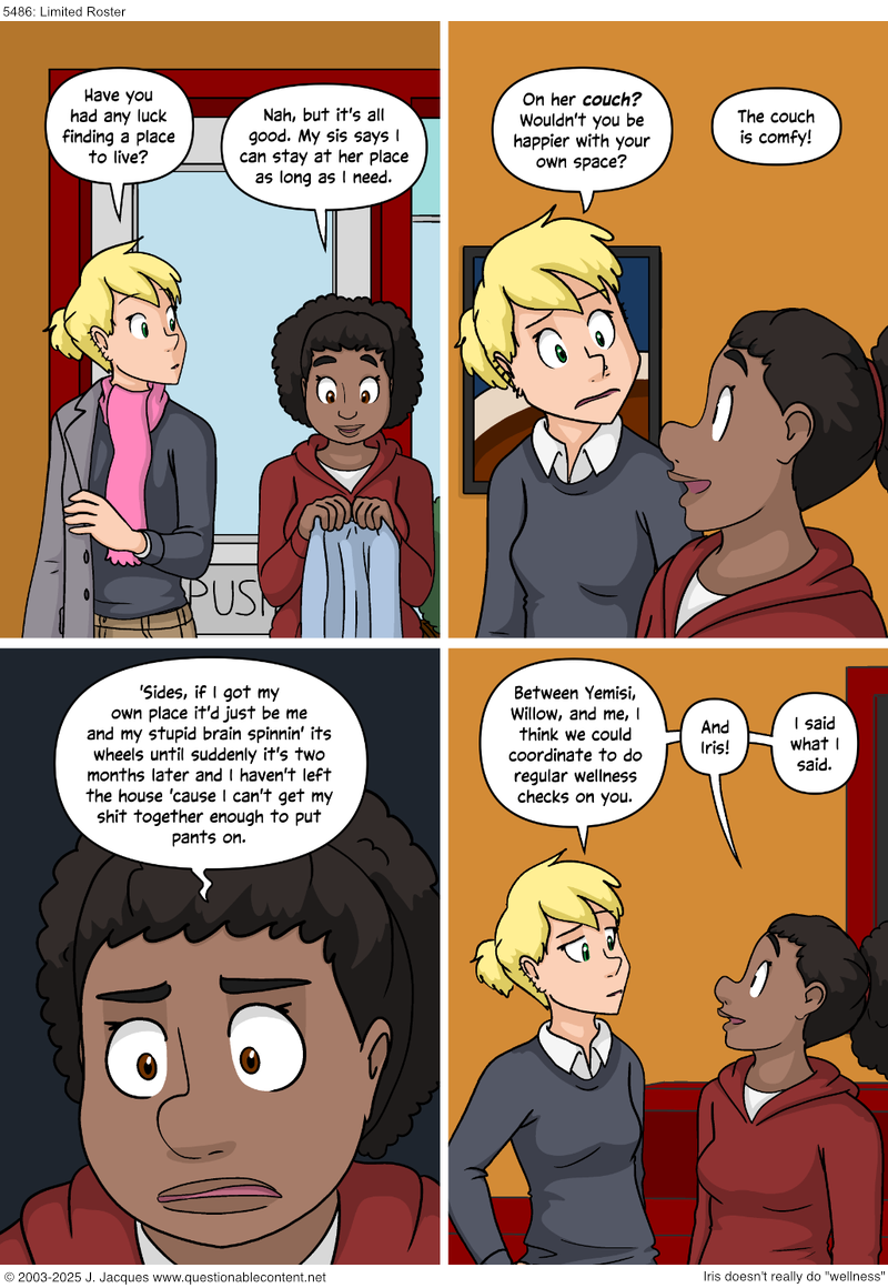 Questionable Content 17.1.2025