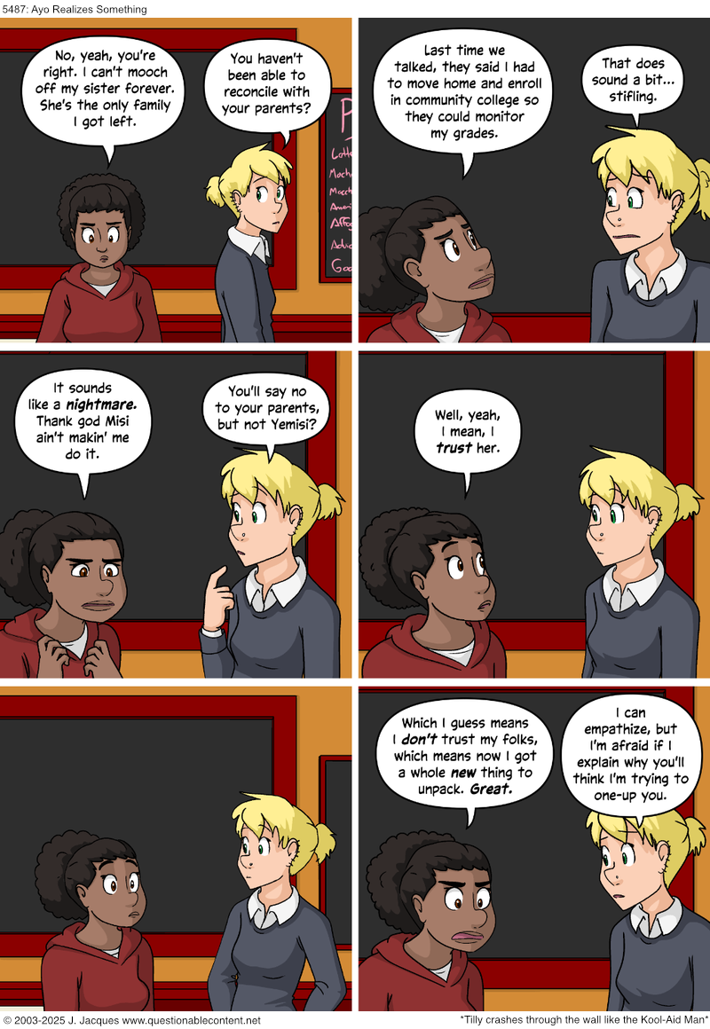 Questionable Content 20.1.2025