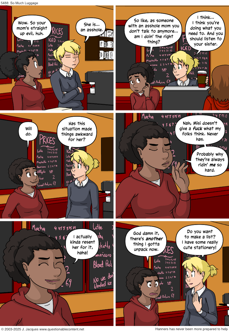 Questionable Content 21.1.2025