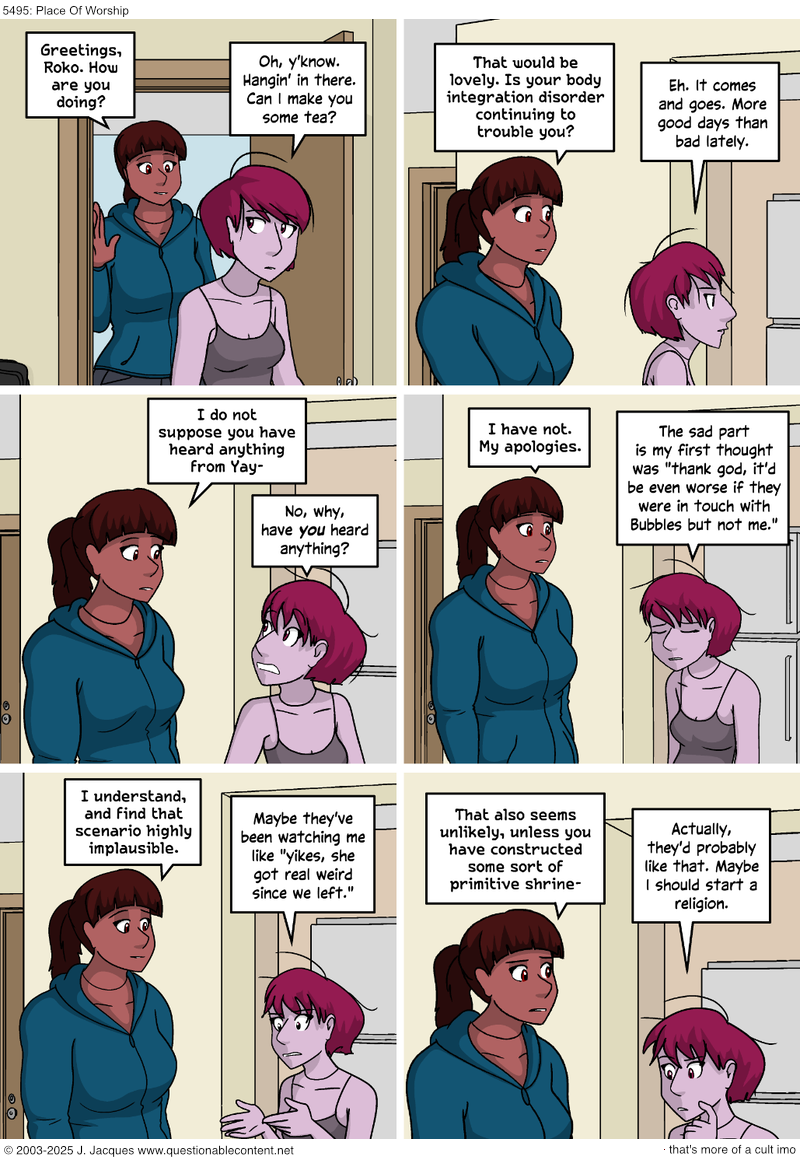 Questionable Content 30.1.2025