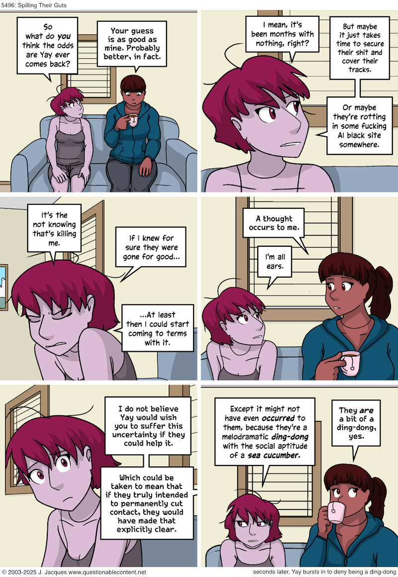 Questionable Content 31.1.2025