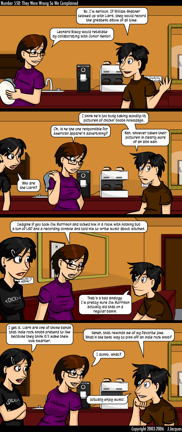 Questionable Content 6.2.2006