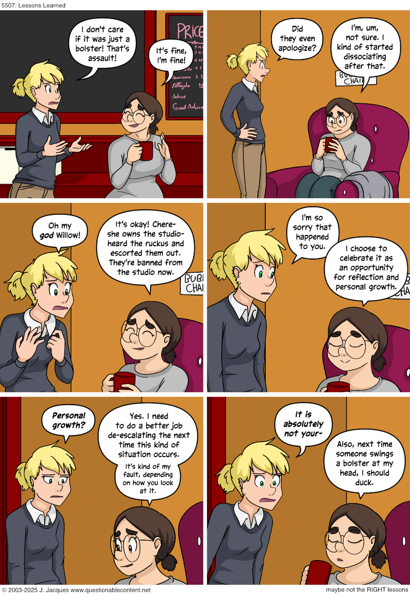 Questionable Content 17.2.2025