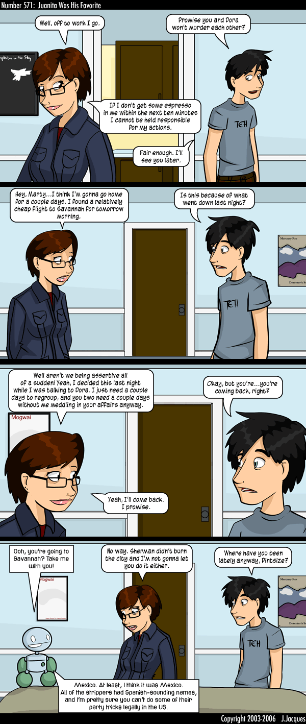 Questionable Content 7.3.2006