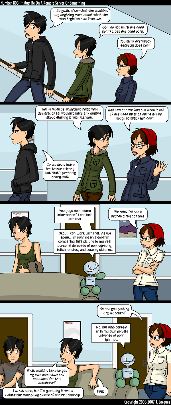 Questionable Content 25.1.2007