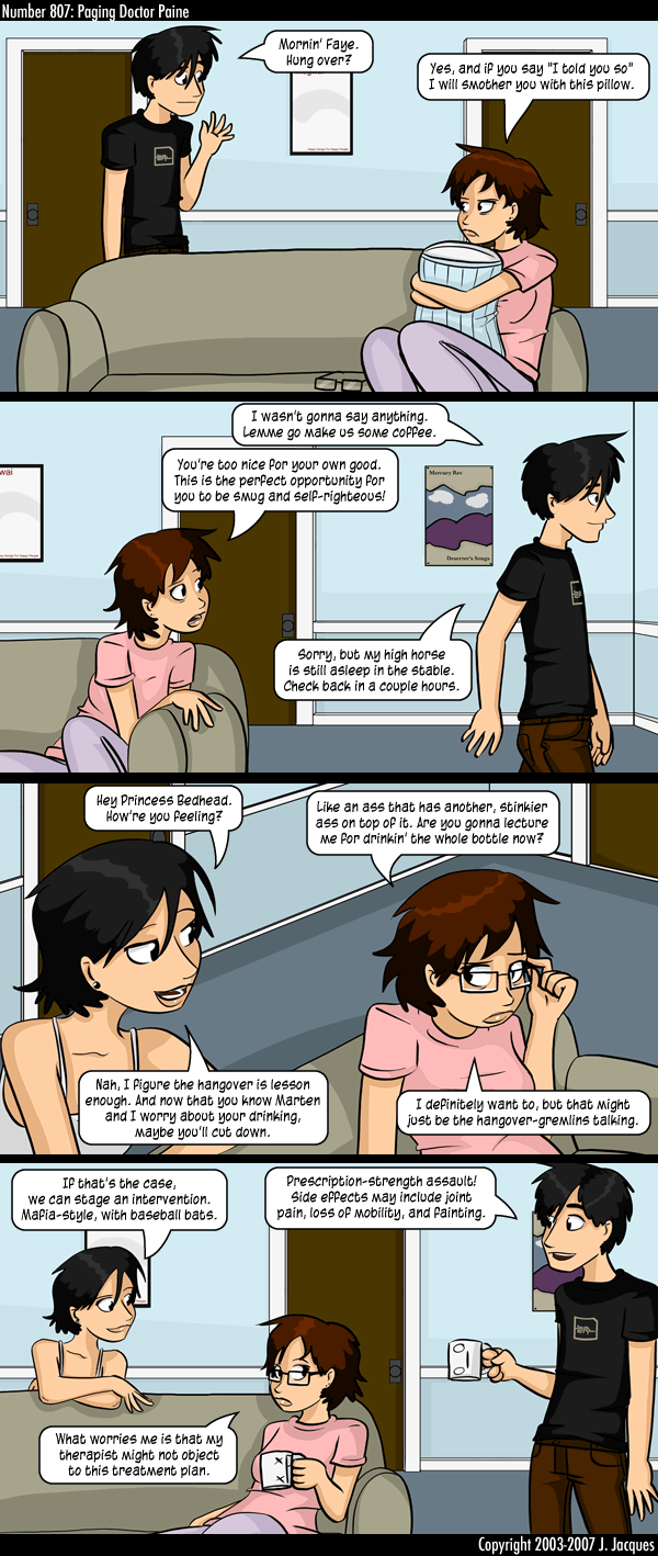 Questionable Content 30.1.2007