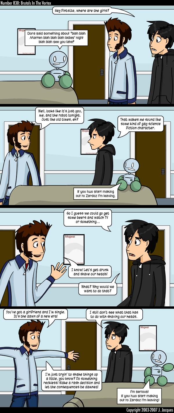 Questionable Content 2.3.2007