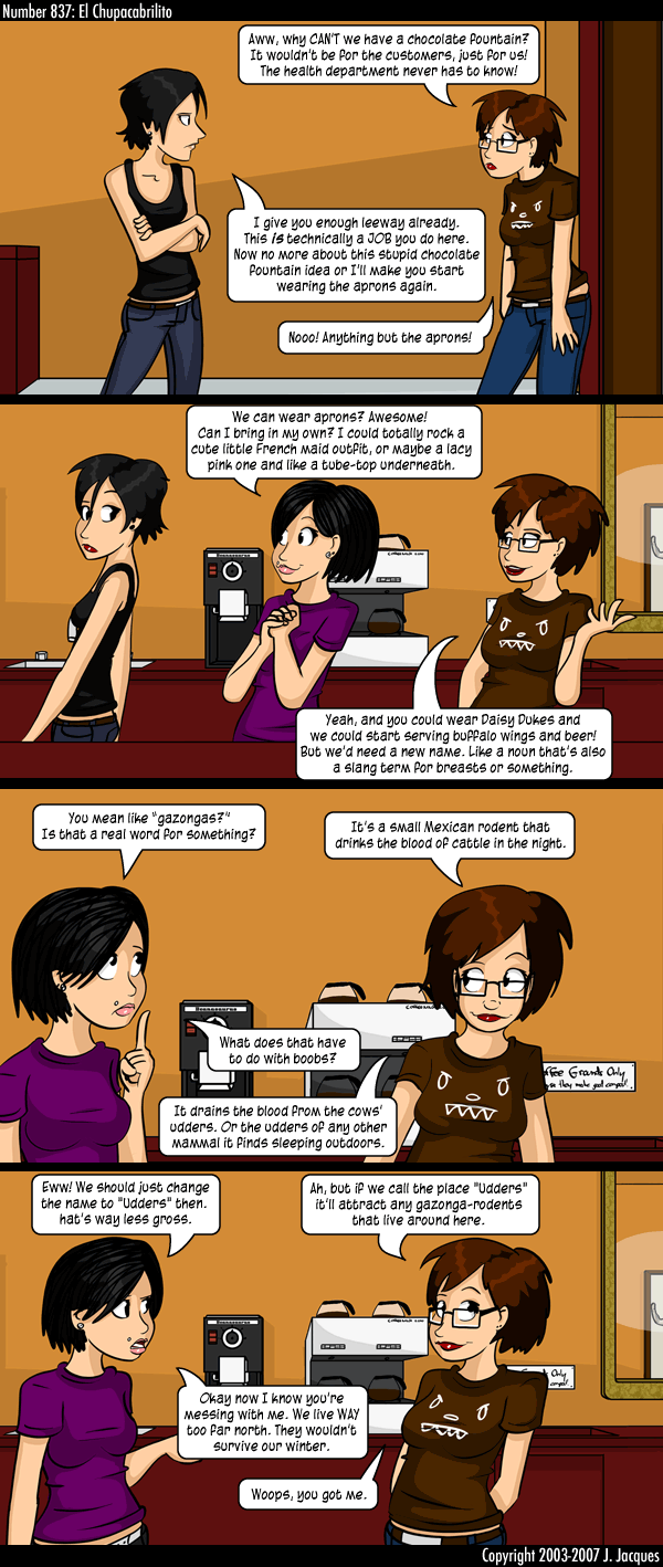 Questionable Content 13.3.2007