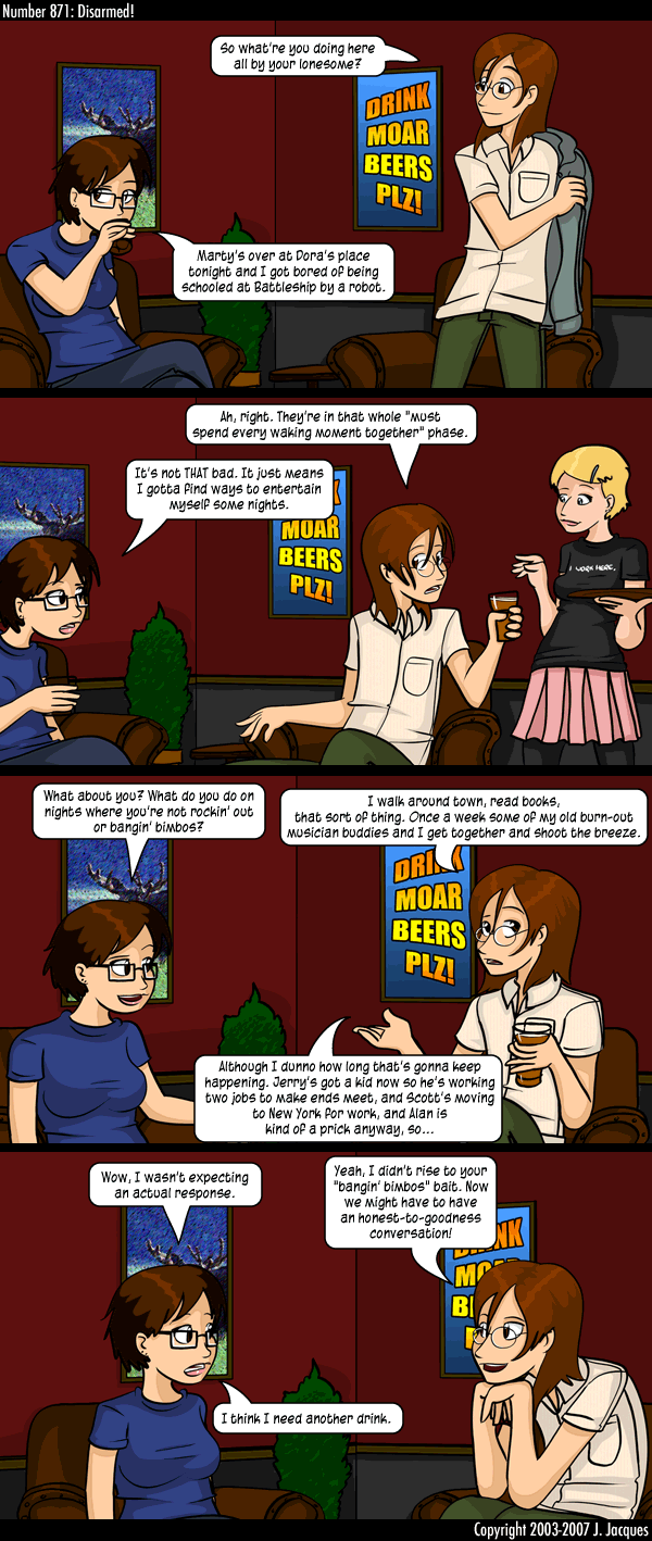 Questionable Content 30.4.2007