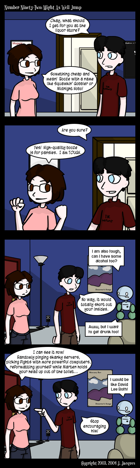 Questionable Content 27.2.2004