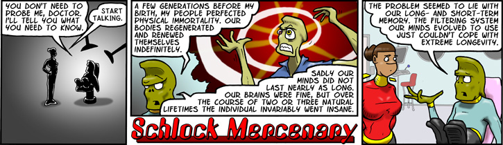 Schlock Mercenary 2.9.2007