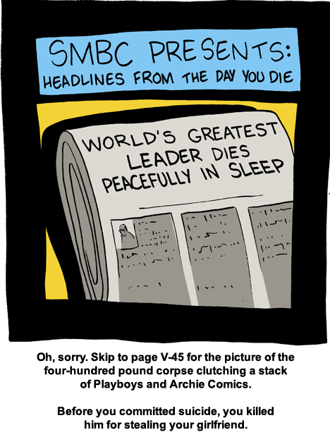 Saturday Morning Breakfast Cereal 27.12.2006