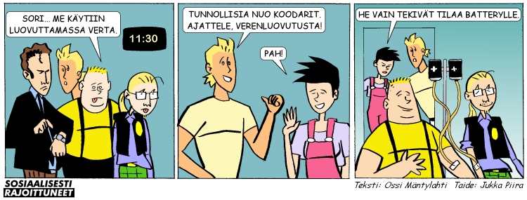 Sosiaalisesti rajoittuneet 22.3.2001