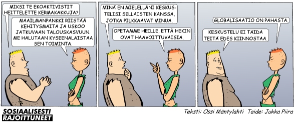 Sosiaalisesti rajoittuneet 9.5.2001