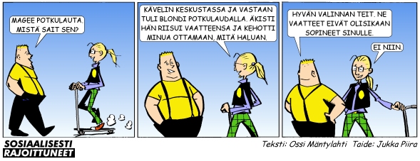 Sosiaalisesti rajoittuneet 29.8.2001