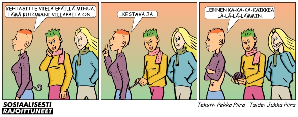 Sosiaalisesti rajoittuneet 11.10.2002