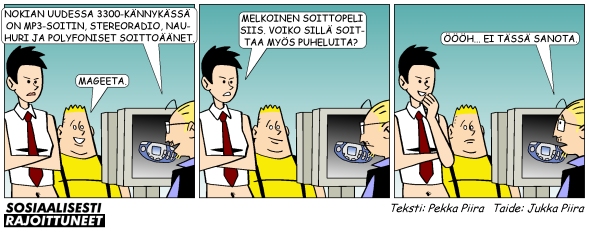 Sosiaalisesti rajoittuneet 12.3.2003