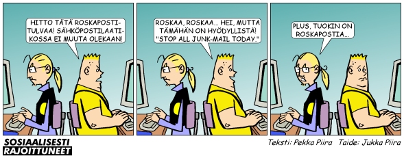 Sosiaalisesti rajoittuneet 23.9.2003