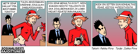 Sosiaalisesti rajoittuneet 2.12.2003