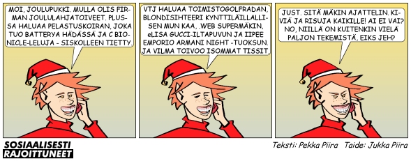 Sosiaalisesti rajoittuneet 17.12.2003