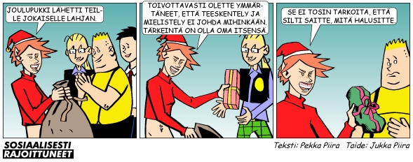 Sosiaalisesti rajoittuneet 23.12.2003