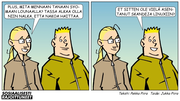 Sosiaalisesti rajoittuneet 17.3.2004